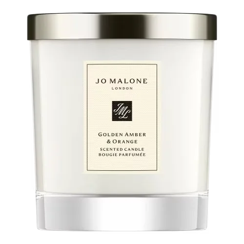 Golden Amber & Orange Classic Candle